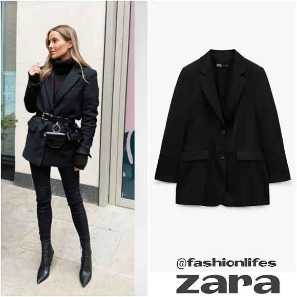 新品・未使用【ZARA】OVERSIZE BLAZER The Zara blazer our Fashion Editor swears by